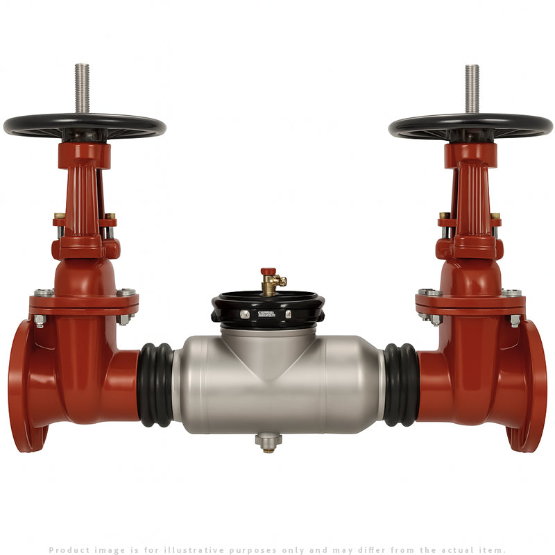 Zurn Wilkins 10-350ASTOSY Conjunto de válvula de retención doble de 10" (DCVA) Cuerpo de acero inoxidable OS&Y sin plomo