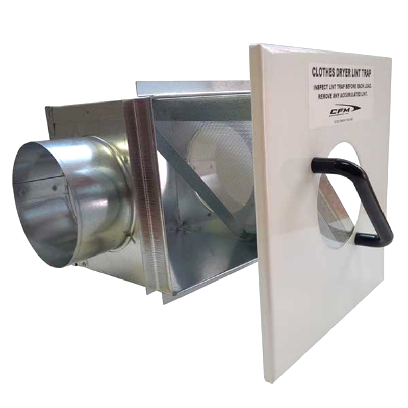 Trampa de pelusa para conductos de escape seco CFM LT100 de 4"