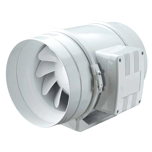 CFM MFT100 4" Mixed Flow In-Line 2-Speed Duct Fan 105/62 CFM