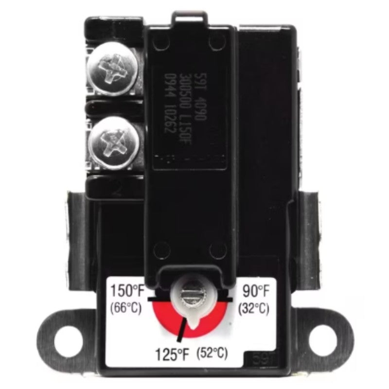 Termostato eléctrico Rheem SP11695, rango de 90 a 150 F, diferencial de 5 a 15