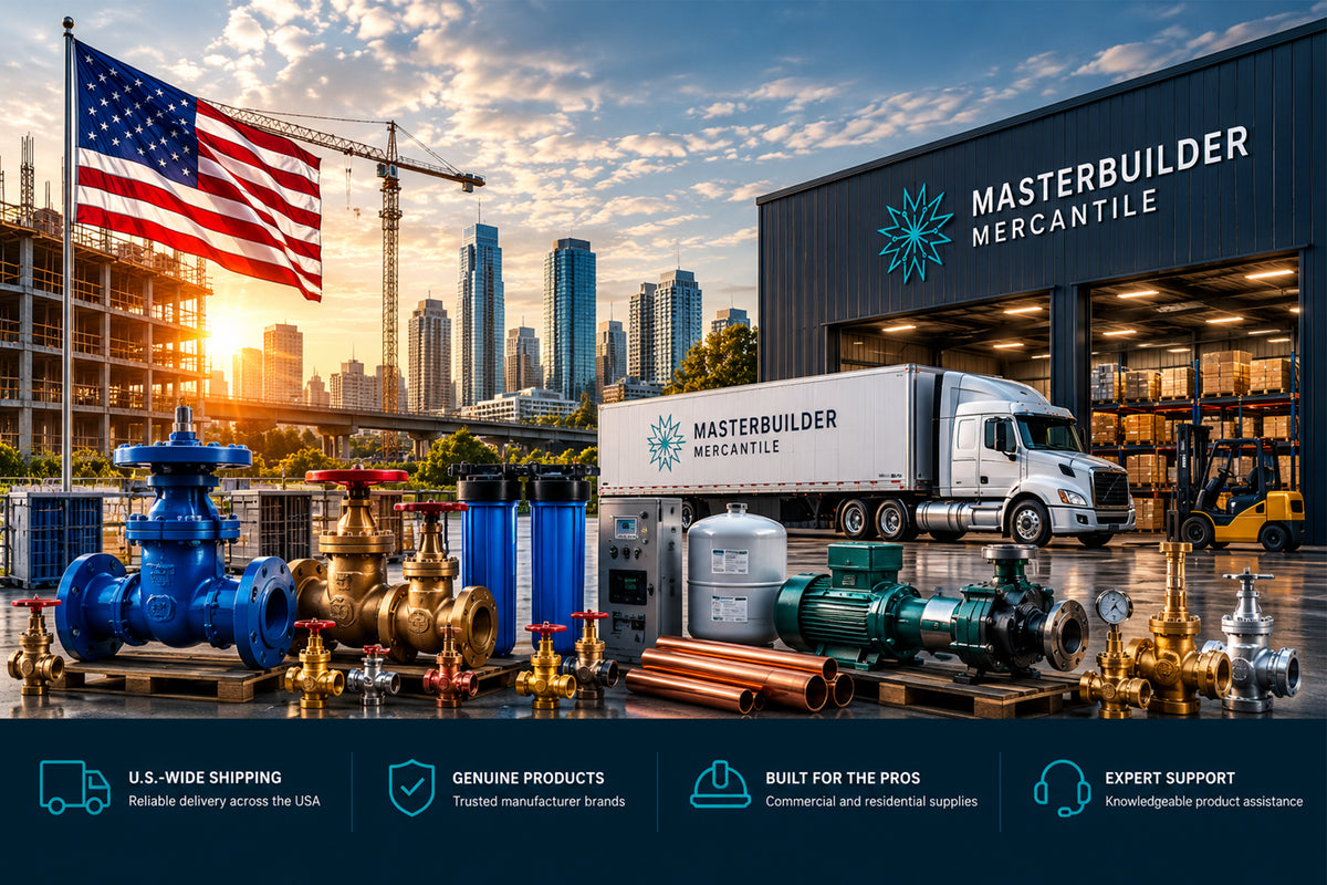 America's Online Source for Plumbing, HVAC & Industrial Supplies
Professional-grade products. Competitive U.S. pricing. Reliable shipping across the United States.