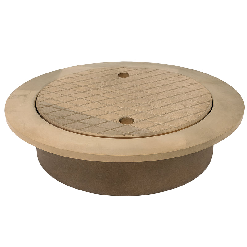 Zurn Z1456 Deck Cleanout with Scoriated Deck Plug and O-Ring