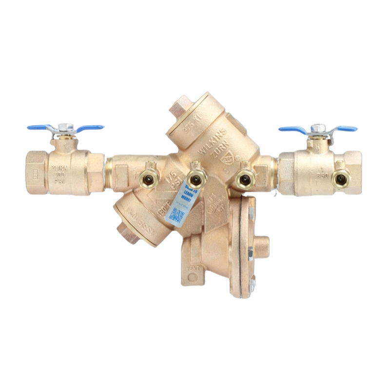 Zurn Wilkins 1975XL 1" Reduced Pressure Backflow Preventer