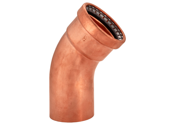 Copy of BMI 3" Wrot Copper Press-Fit FTG x P 45 Degree Street Elbow Item 47261