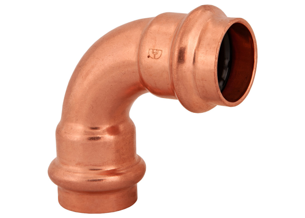 BMI 3/4" Wrot Copper Press-Fit 90 Degree Elbow Fitting Item 47305
