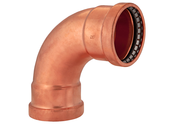 BMI 3" Wrot Copper Press-Fit 90 Degree Elbow Fitting Item 47311