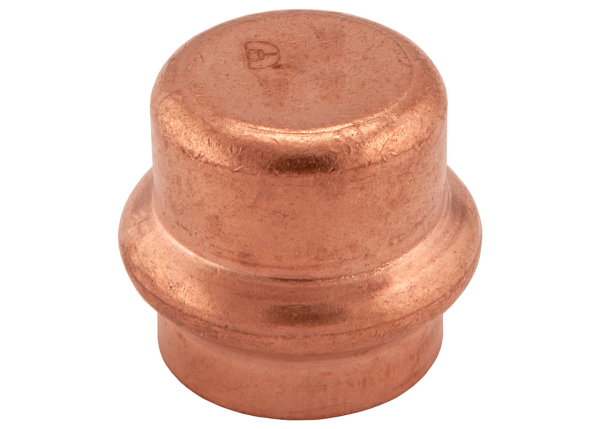 BMI 3/4" Wrot Copper Press-Fit Cap Fitting Item 47505