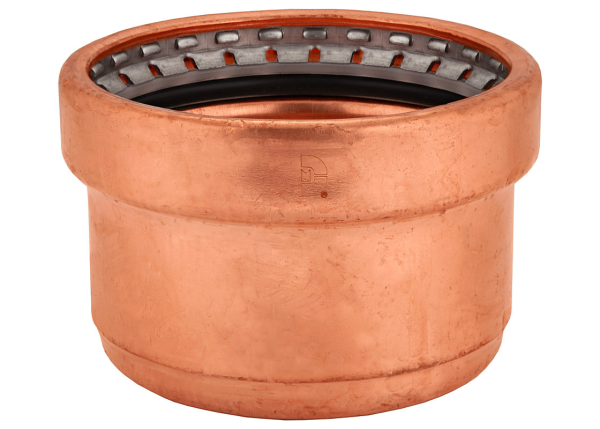 BMI 4" Wrot Copper Press-Fit Cap Fitting Item 47512