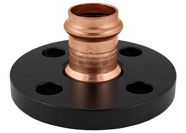 BMI 1" x 4-1/4" Wrot Copper Press-Fit Companion Flange Fitting Item 47606