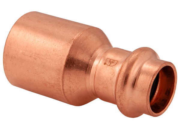 BMI 3/4" x 1/2" Wrot Copper Press-Fit FTG x P Bushing Fitting Item 47123