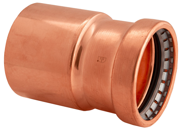 BMI 4" x 3" Wrot Copper Press-Fit FTG x P Bushing Fitting Item 47156