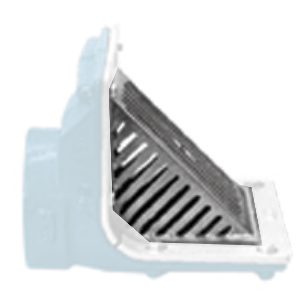 鳶口 [B31627] Zurn P187-2-4-GRATE Z187 Replacement Aluminum Grate
