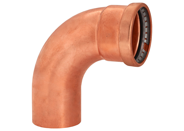 BMI 3" Wrot Copper Press-Fit FTG x P 90 Degree Street Elbow Fitting Item 47361