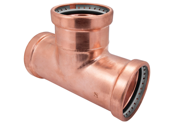 PROFLO® 3/4 x 3/4 x 1/2 in. Copper Press Reducing Tee PROFLO® 3/4 x 3/4 x 1/2 in. Copper Press Reducing Tee