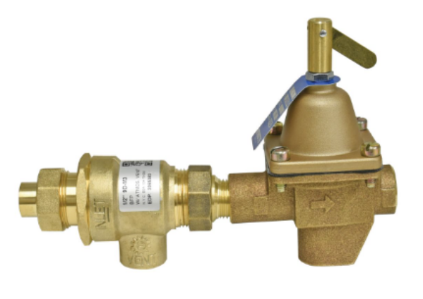 Watts B911S-M3 1/2" Bronze Combination Fill Valve & Backflow Preventer 0386462