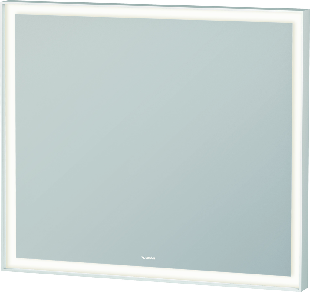 Duravit LC7381000006000 L-CUBE MIRROR WITH LIGHTING WHITE ALUMINUM