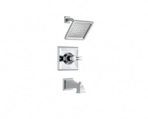 Delta T14451-We Chrome Dryden: Monitor(R) 14 Series Tub And Shower Trim Single Handle Lever