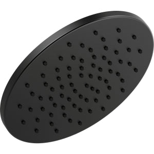 Delta 52158-Bl Matte Black Universal Showering Components: Single-Setting Metal Raincan Shower Head