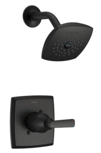 Delta T14264-Bl Matte Black Ashlyn: Monitor 14 Series Shower Trim Single Handle Lever