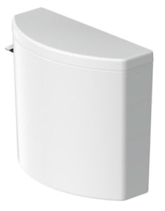 Duravit 09502000U3 NO.1 PRO TOILET TANK WHITE, LEFT SIDE LEVER