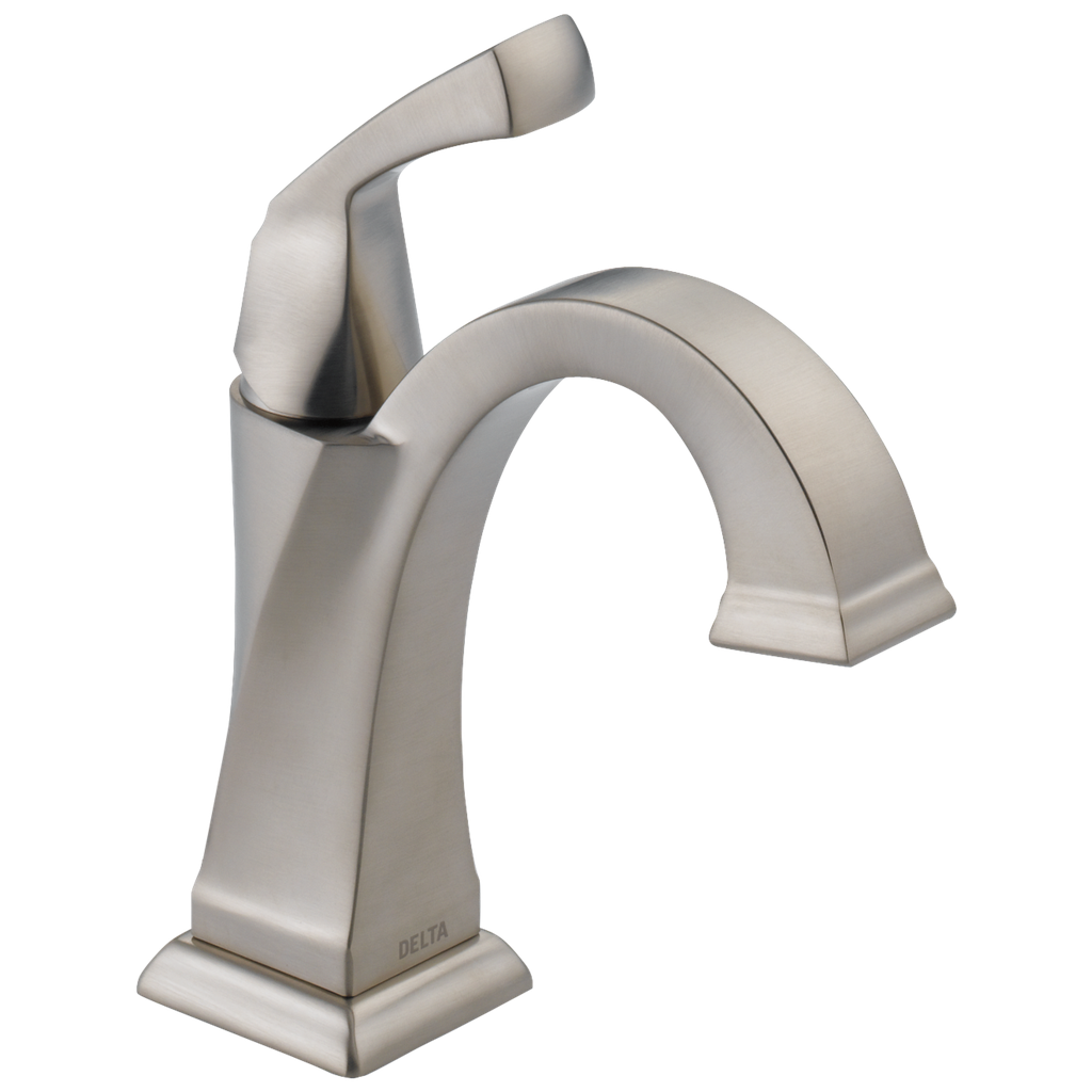 Delta 551-Ss-Dst Dryden Stainless 1-Hole S/L Lav Faucet