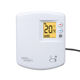 1E65-144 WHITE RODGERS THERMOSTAT 45-90F 120/240V DIGITAL NON-PROGRAM LCD DISPLAY ELEC HEAT OPEN ON RISE SWITCH