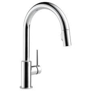 Delta 9159-Dst-1.5 Trinsic Pull Down Single Hole Lever Kitchen Faucet