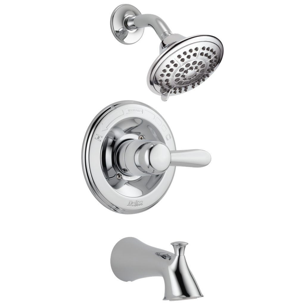 Delta T14438 Lahara Chrome Monitor 14 Series Tub & Shower Faucet Trim