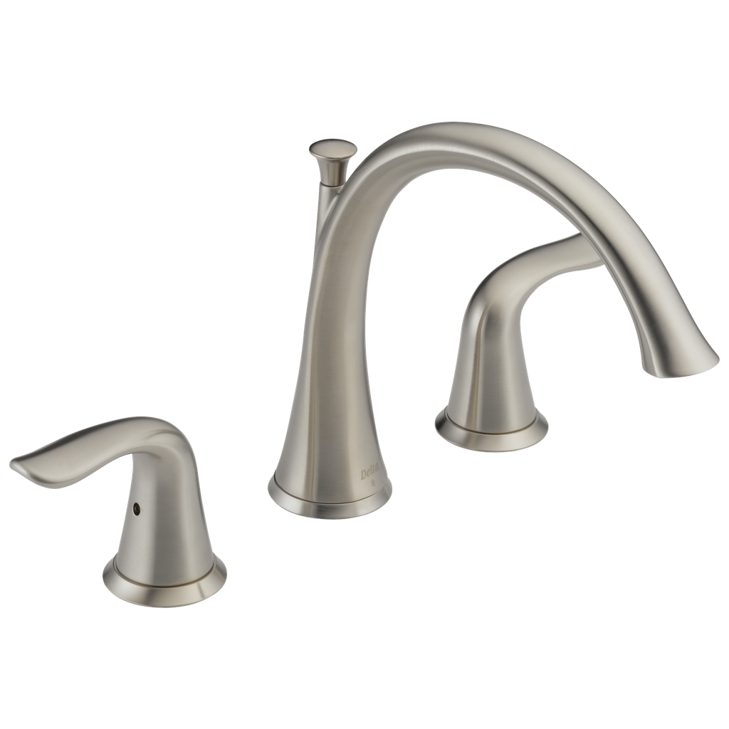 Delta T2738-Ss Lahara Stainless Roman Tub Faucet Trim