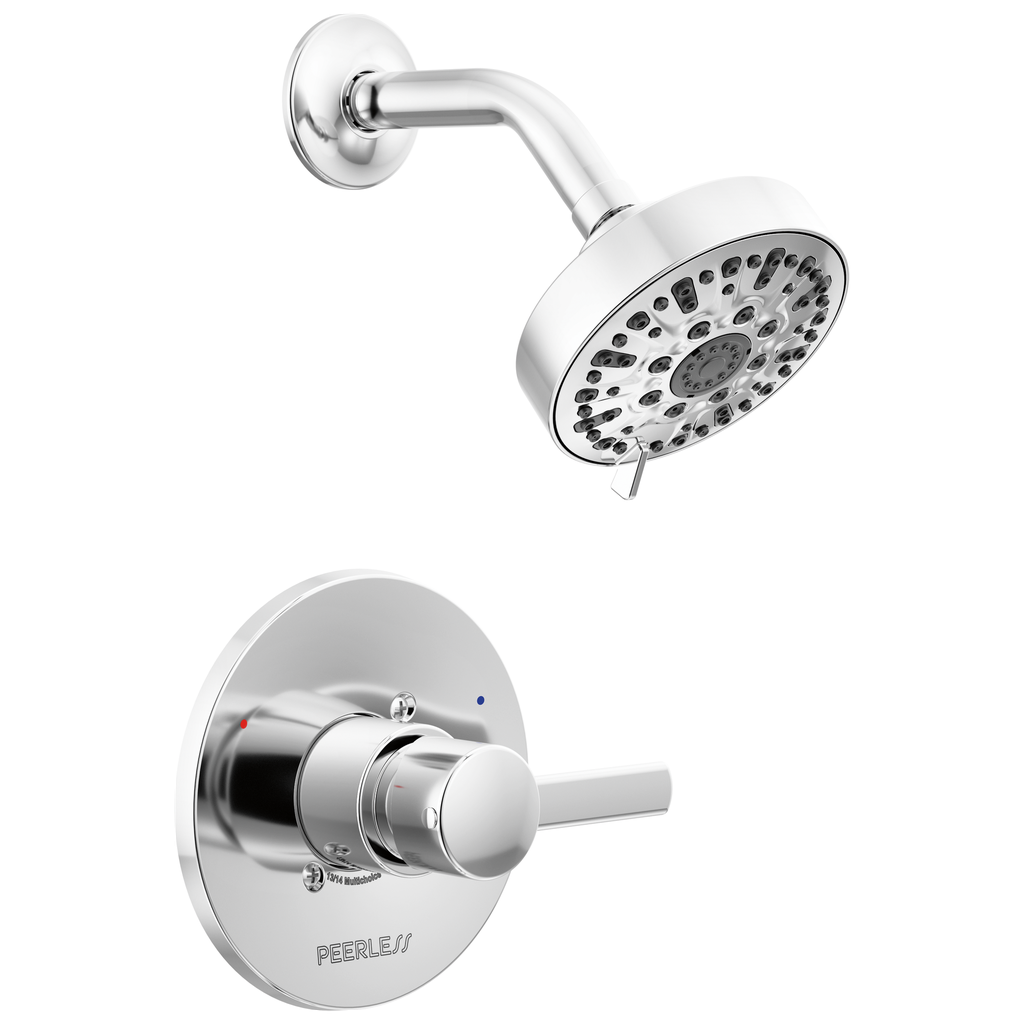 Delta Ptt188782 Peerless Precept: Shower Only Trim Kit Chrome None Single Handle Lever