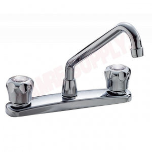 Delta 25F641Lf 8Cc Deck Faucet W/Chrome Handles, Leead Free