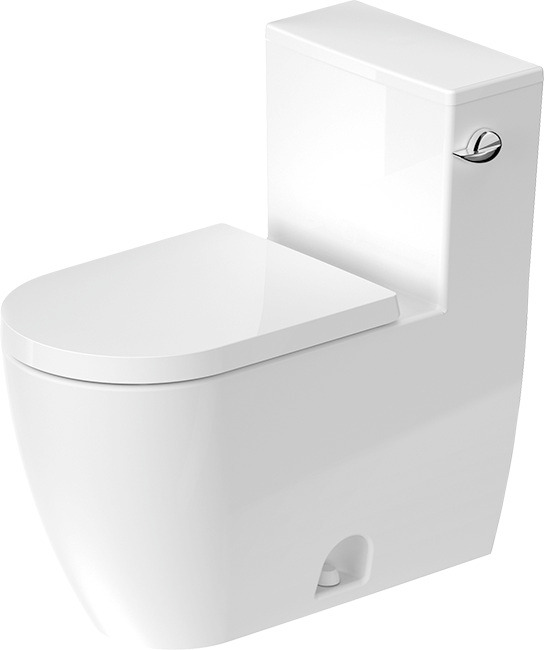 Duravit 2185010002 ONE PIECE ME BY STARCK 1.28 GPF WITH SINGLE FLUSH MECHANISM WITH SIDE TRIP LEVER LEFT