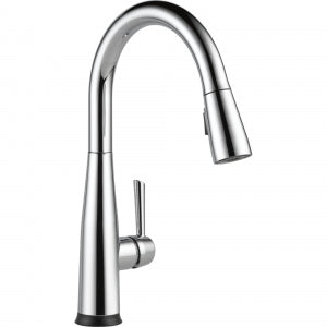 Delta 9113T-Dst Chrome Essa: Single Handle Pull-Down Kitchen Faucet With Touch2O Single Handle Blade