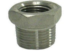 Boshart 1218SSB 1/2" X 1/8" - 316SS STAINLESS STEEL BUSHING