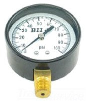 Boshart PG25-30NL NO LEAD PRESSURE GAUGE, 0-30PSI, 2-1/2DIAL, 1/4LM