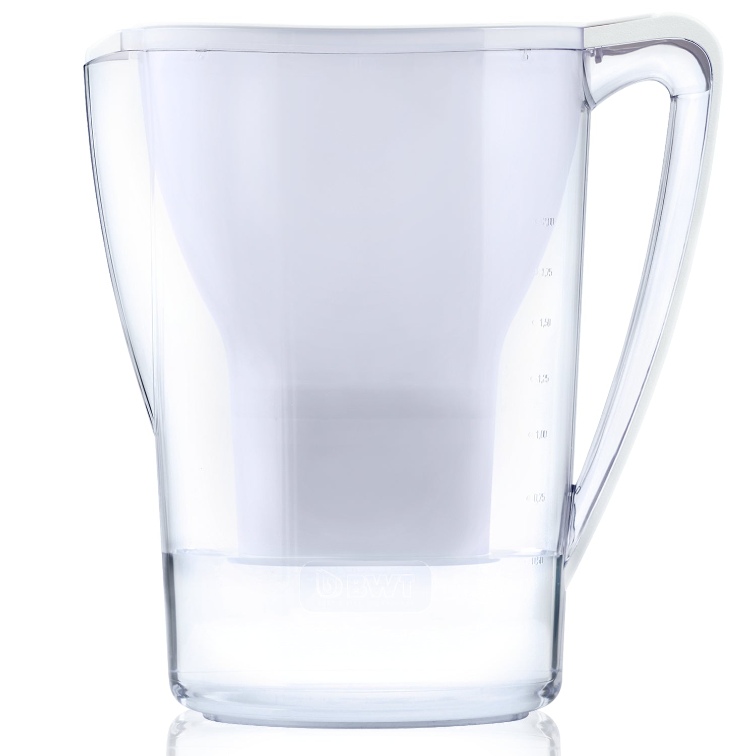 BWT AQUAlizer Home 11-cup magnesium water filter pitcher in white