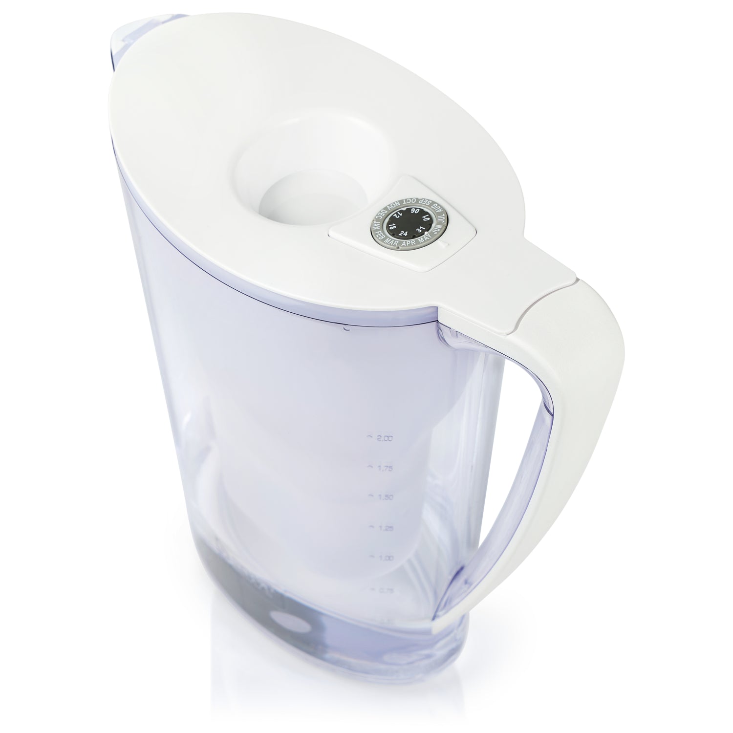 BWT AQUAlizer white water filter pitcher with automatic fill lid