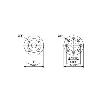 GRUNDFOS 569601 3IN C.I. ANSI FLANGE KIT