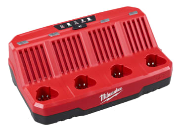 MILWAUKEE 48-59-1204 M12 FOUR BAY SEQUENTIAL CHARGER