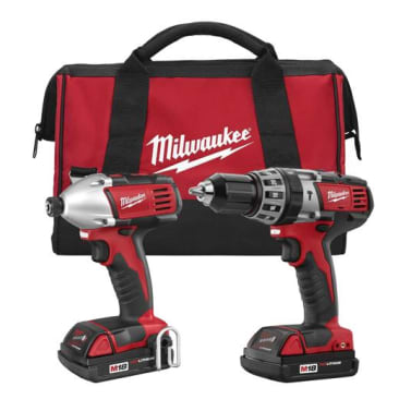 MILWAUKEE 2697-22CT M18 CORDLESS LITHIUM ION 2 TOOL COMBO KIT