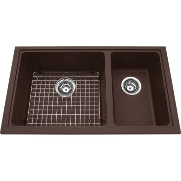 Kindred KIL KGDCR1U-8ES GRANITE UNDERMOUNT COMBO BOWL ESPRESSO