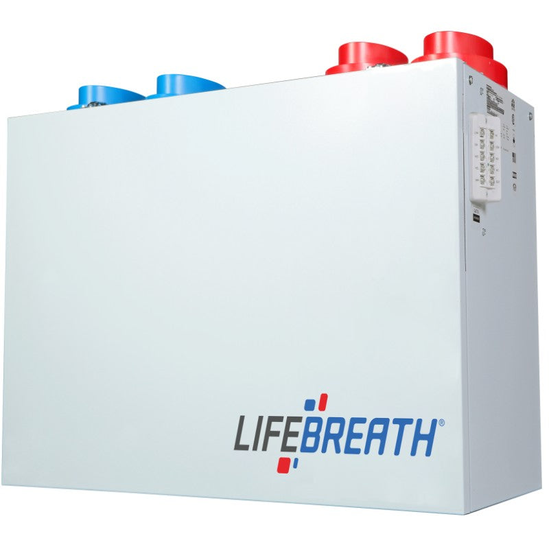 Lifebreath RNC6-ES-HRV Ventilador residencial de recuperación de calor (HRV) 89CFM 