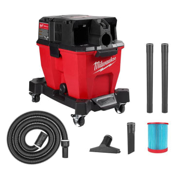 MILWAUKEE 0920-20 M18 FUEL 9GAL DUAL-BAT WET/DRY VCUUM