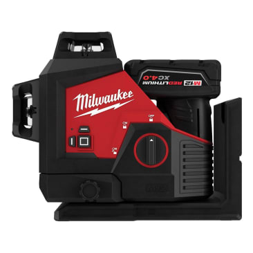 MILWAUKEE 3632-21 M12 GRN 360 3-PLANE LASER KIT