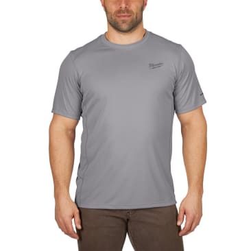 MILWAUKEE 414G-3X WORKSKIN LIGHT SS SHIRT-GRAY 3X