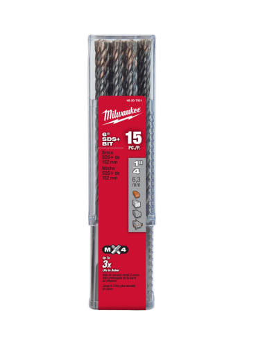 MILWAUKEE 48-20-7931 SDS MX4 1/4 X 4 X 6