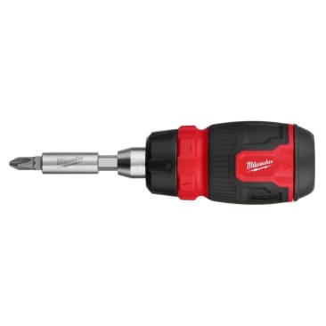 MILWAUKEE 48-22-2913 8-IN-1 RATCHETING COMPACT MULTI-BIT SCREWDRIVER