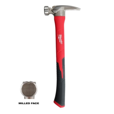 MILWAUKEE 48-22-9320 21OZ MILLED FACE POLY/FG HDL HAMMER