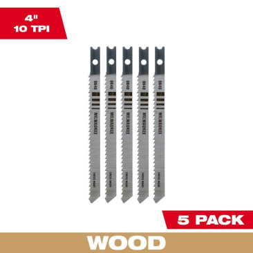 MILWAUKEE 48-42-0640 JIG SAW BL HCS 10T 4L (5/PK)