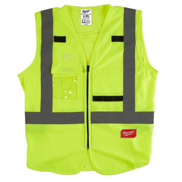 MILWAUKEE 48-73-5063 HIGH VIS YELLOW SAFETY VEST-XXL/XXXL